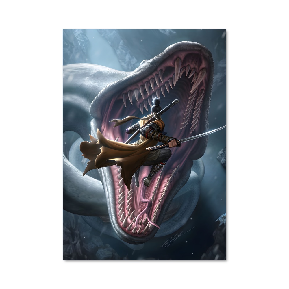 Poster Shark Samurai