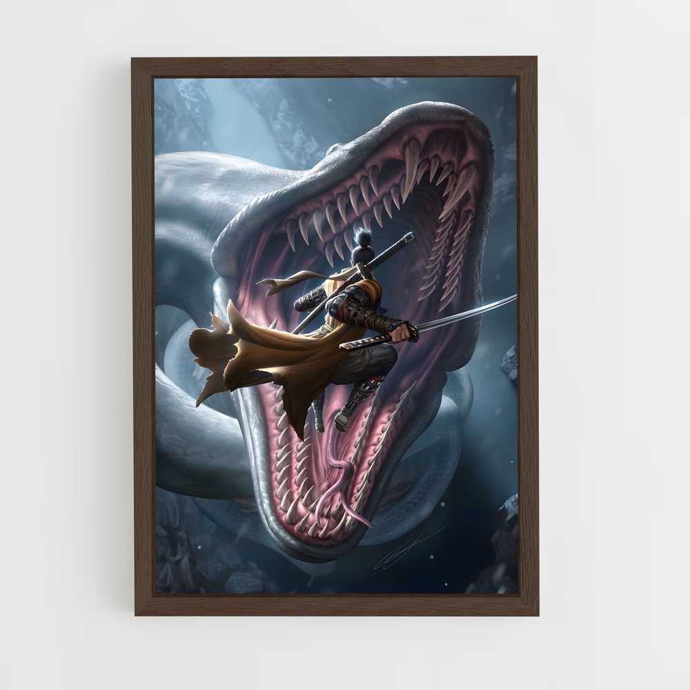 Poster Shark Samurai – affiche Sekiro (vue 5)