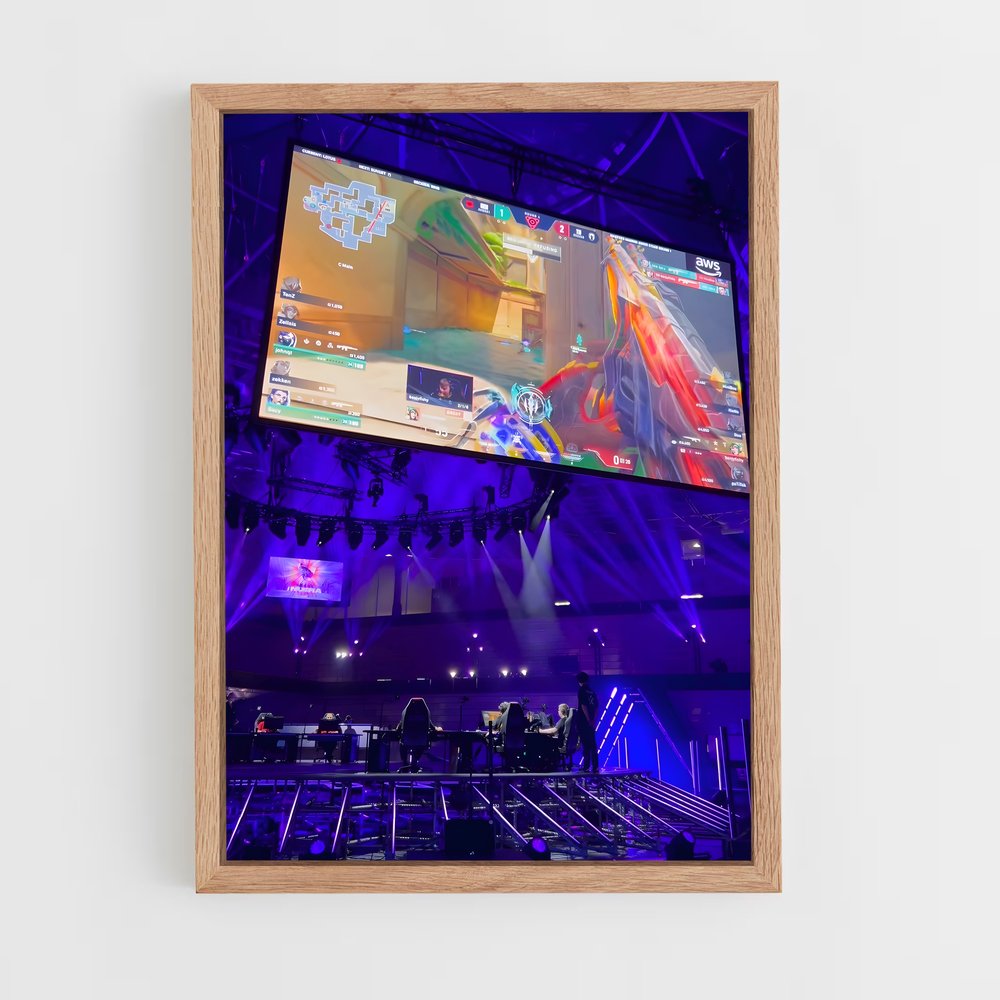 Poster High Score – affiche Esports (vue 4)