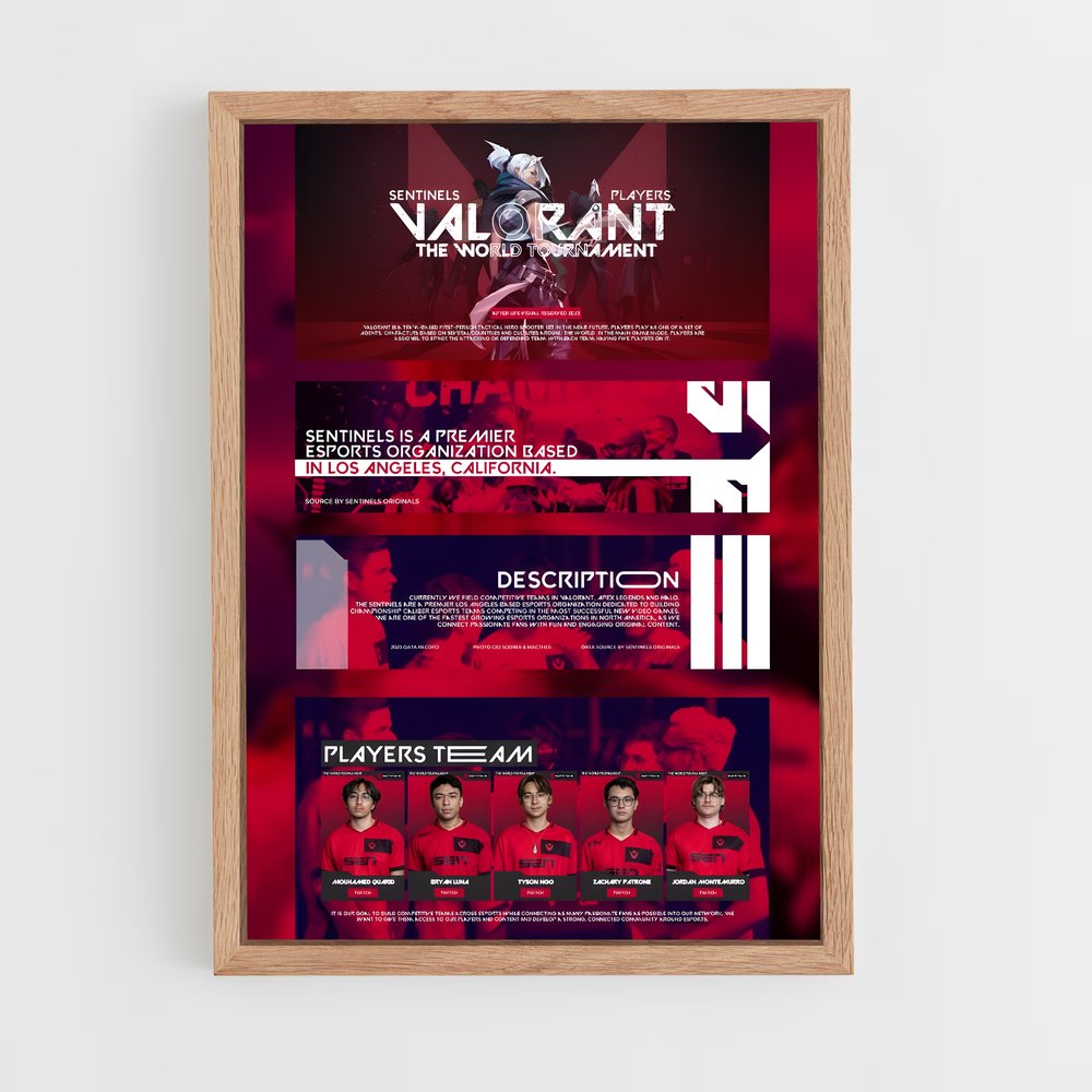 Poster Sentinels créativité – affiche Esports (vue 4)