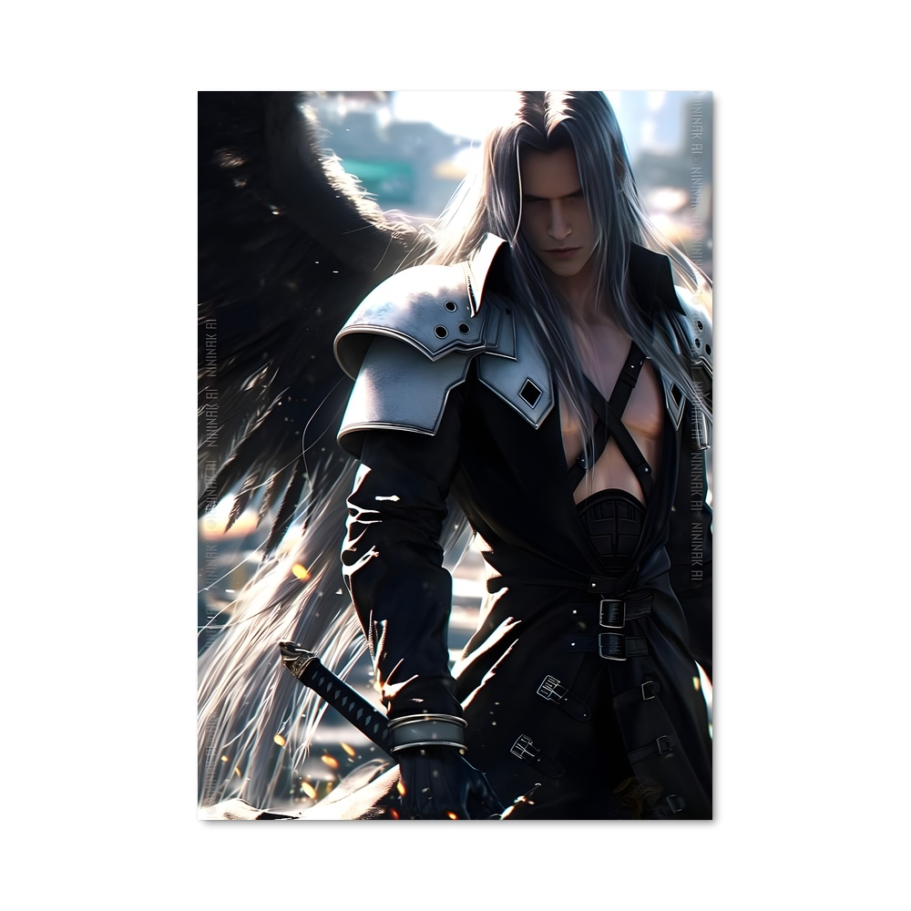 Poster L'Ange des Ombres – affiche Final Fantasy