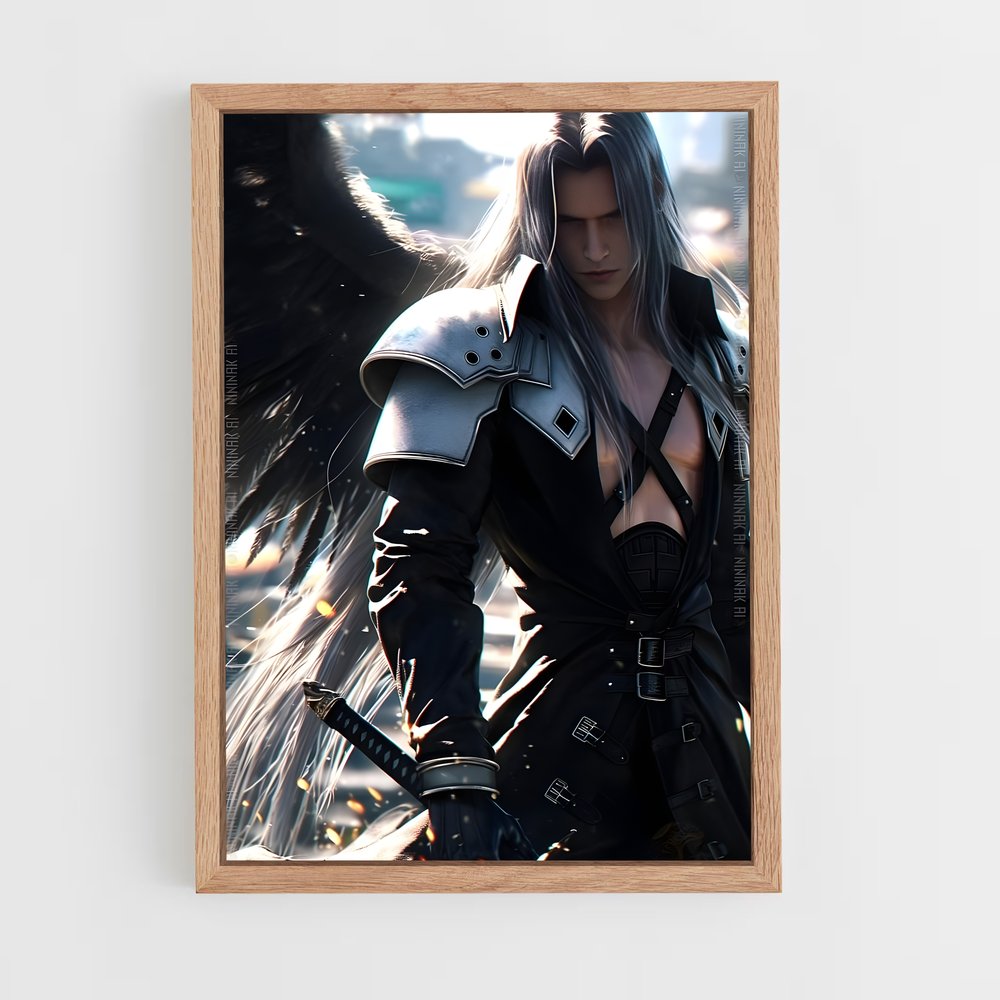 Poster L'Ange des Ombres – affiche Final Fantasy (vue 4)