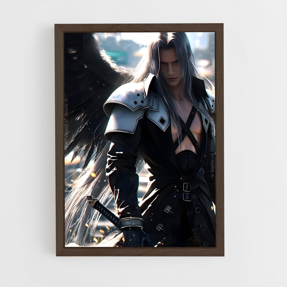 Poster L'Ange des Ombres – affiche Final Fantasy (vue 5)