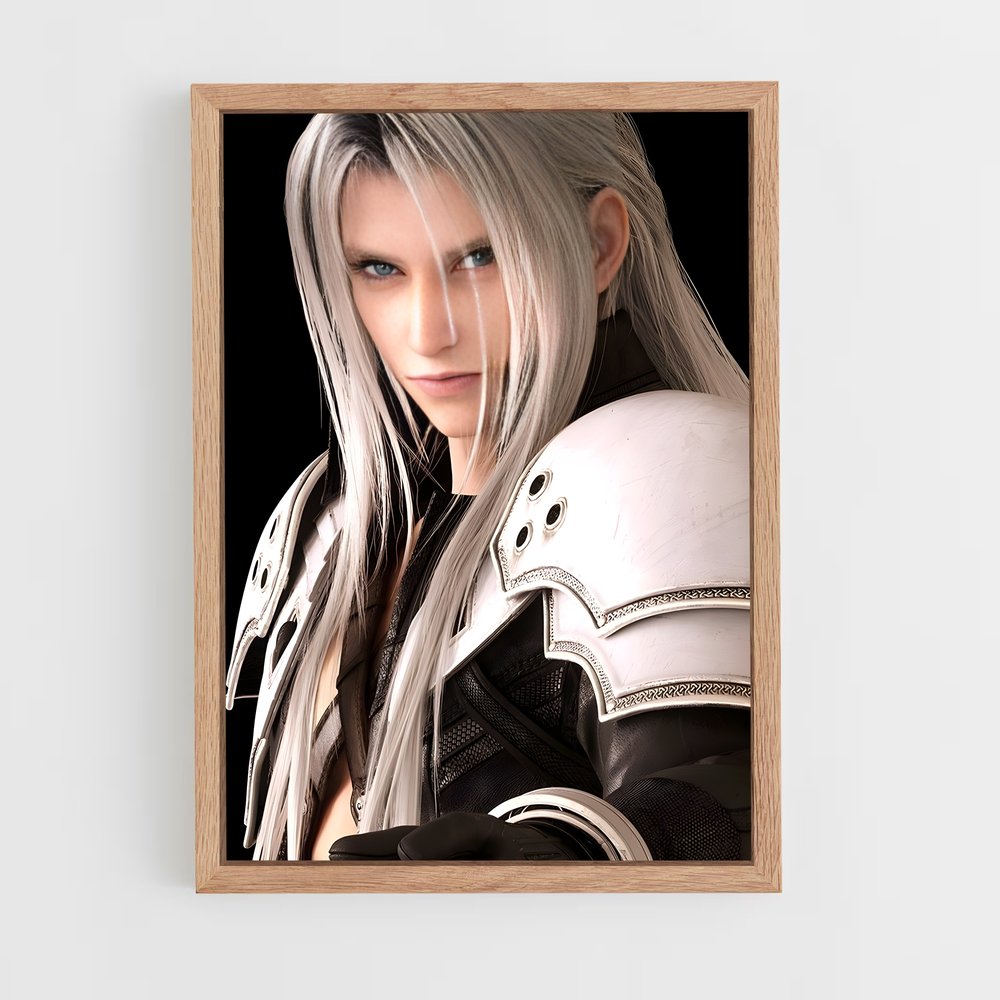 Poster Sephiroth énigmatique – affiche Final Fantasy (vue 4)