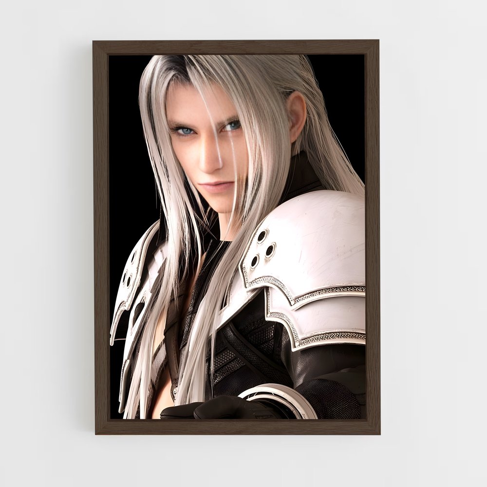 Poster Sephiroth énigmatique – affiche Final Fantasy (vue 5)
