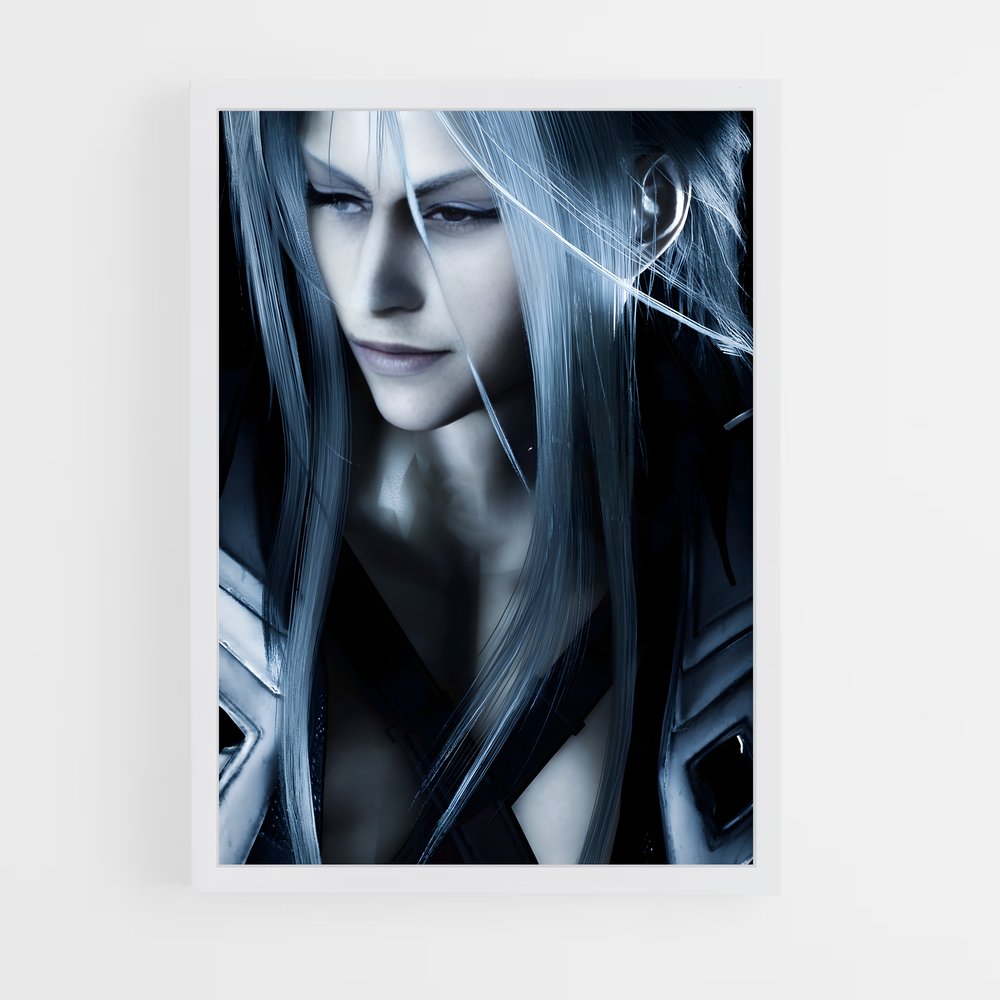 Poster Sephiroth Entrez – affiche Final Fantasy (vue 3)