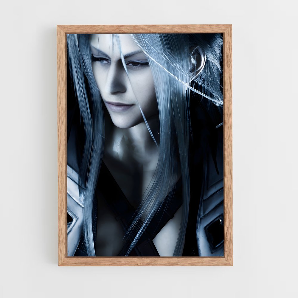 Poster Sephiroth Entrez – affiche Final Fantasy (vue 4)