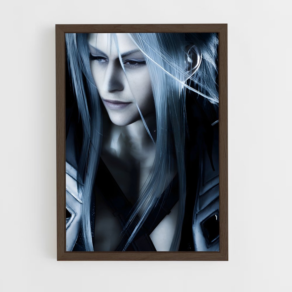 Poster Sephiroth Entrez – affiche Final Fantasy (vue 5)