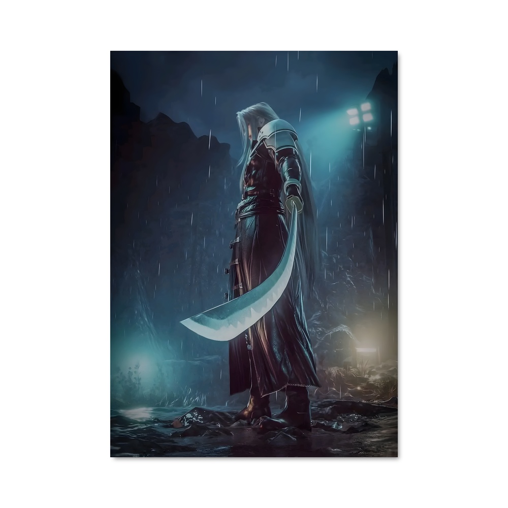Poster L'Énigme Sombre – affiche Final Fantasy