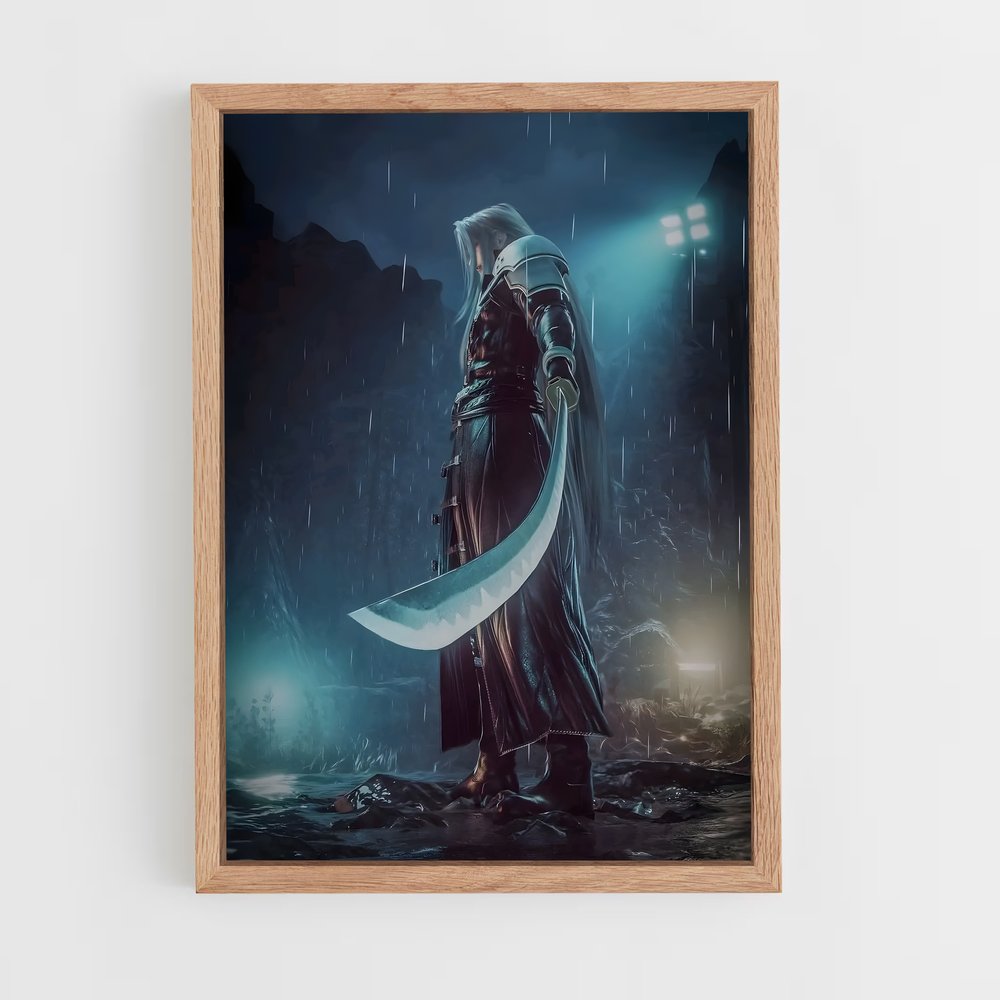 Poster L'Énigme Sombre – affiche Final Fantasy (vue 4)