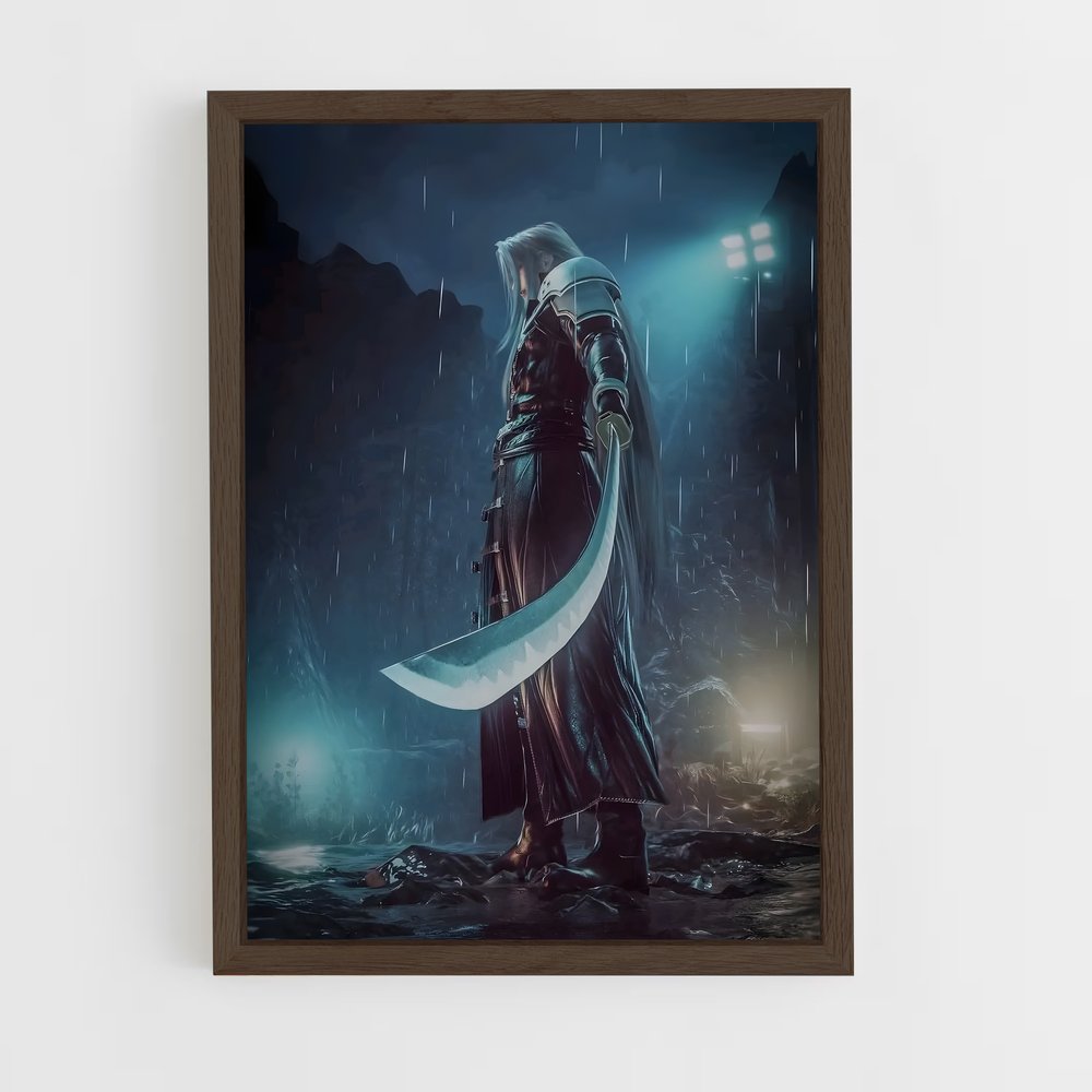 Poster L'Énigme Sombre – affiche Final Fantasy (vue 5)
