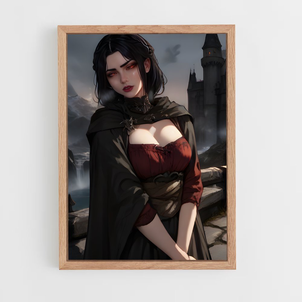 Poster La Dame Énigmatique – affiche Skyrim (vue 4)