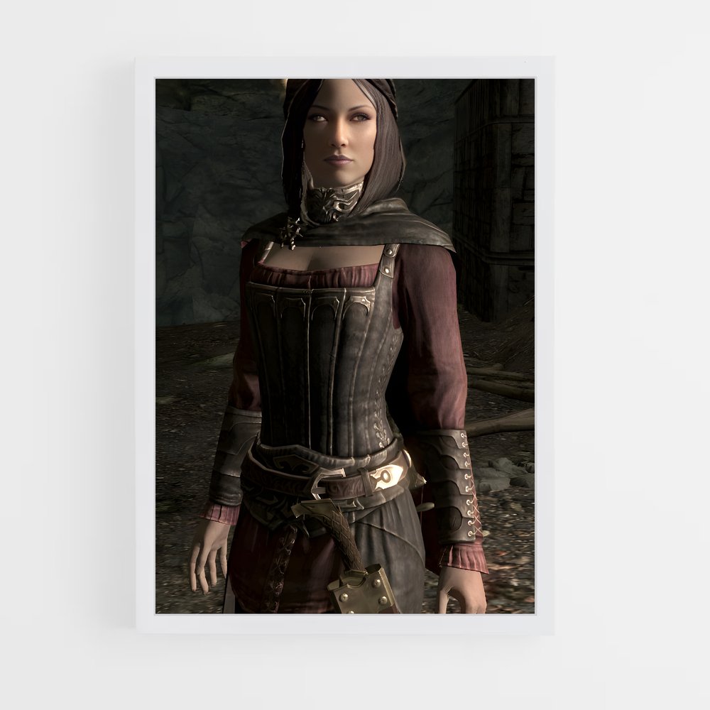 Poster La Gardienne des Rocher – affiche Skyrim (vue 3)