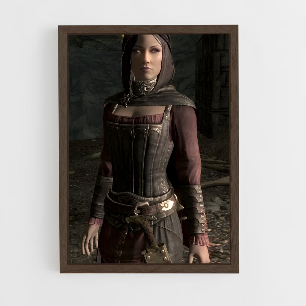 Poster La Gardienne des Rocher – affiche Skyrim (vue 5)