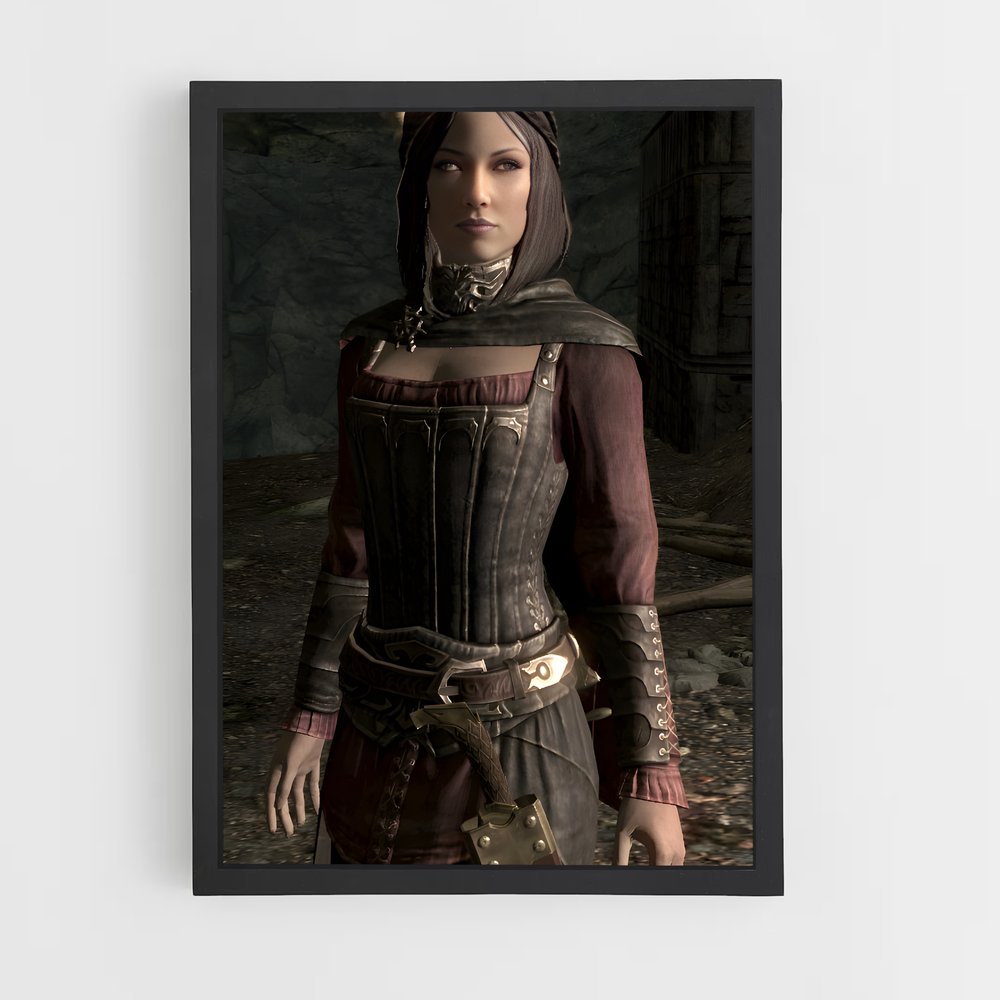 Poster La Gardienne des Rocher – affiche Skyrim (vue 2)