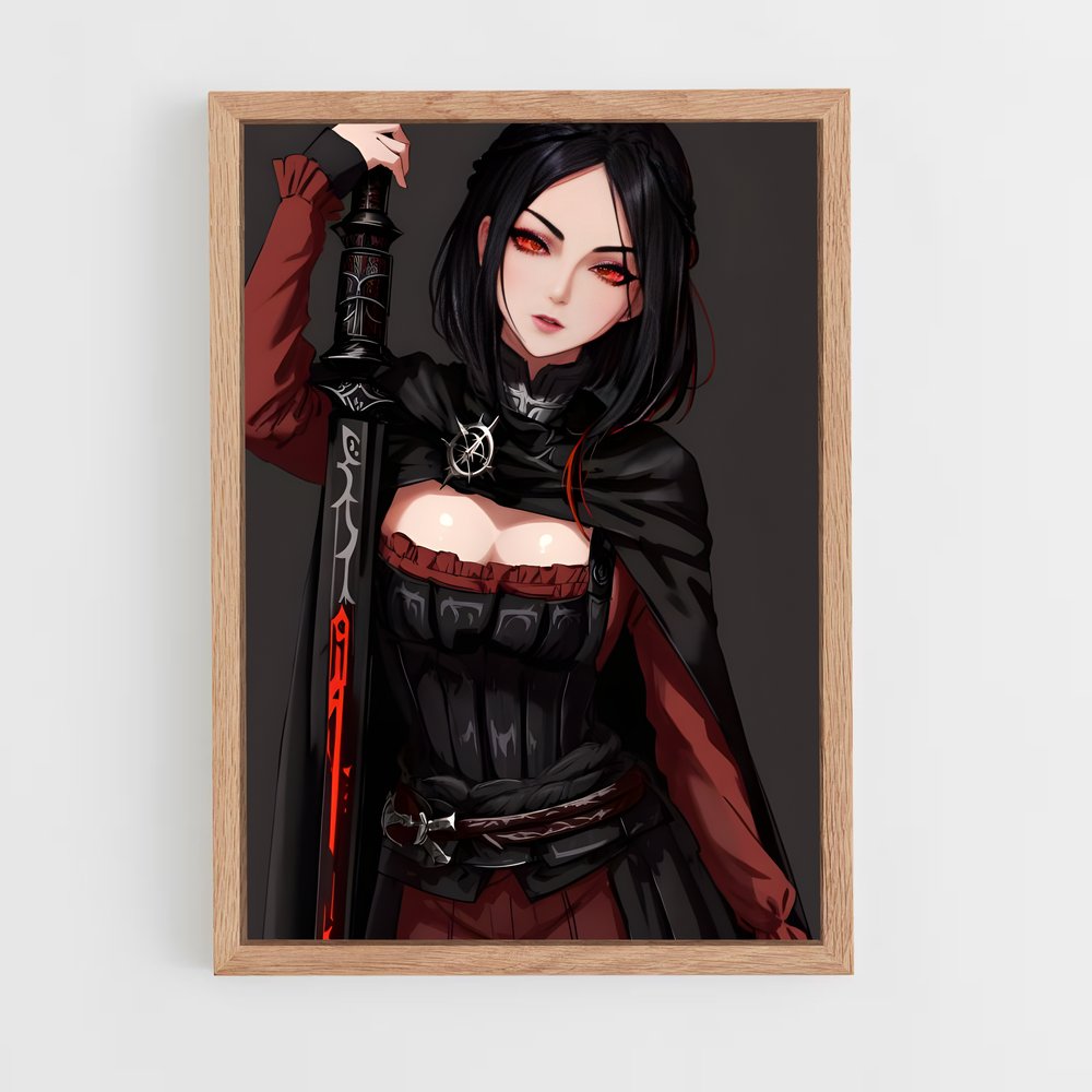 Poster Serana portée – affiche Skyrim (vue 4)