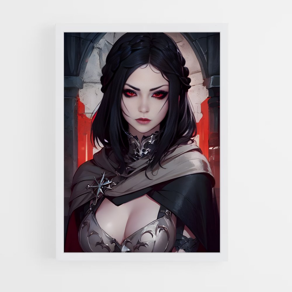 Poster Ombres Rouges – affiche Skyrim (vue 3)