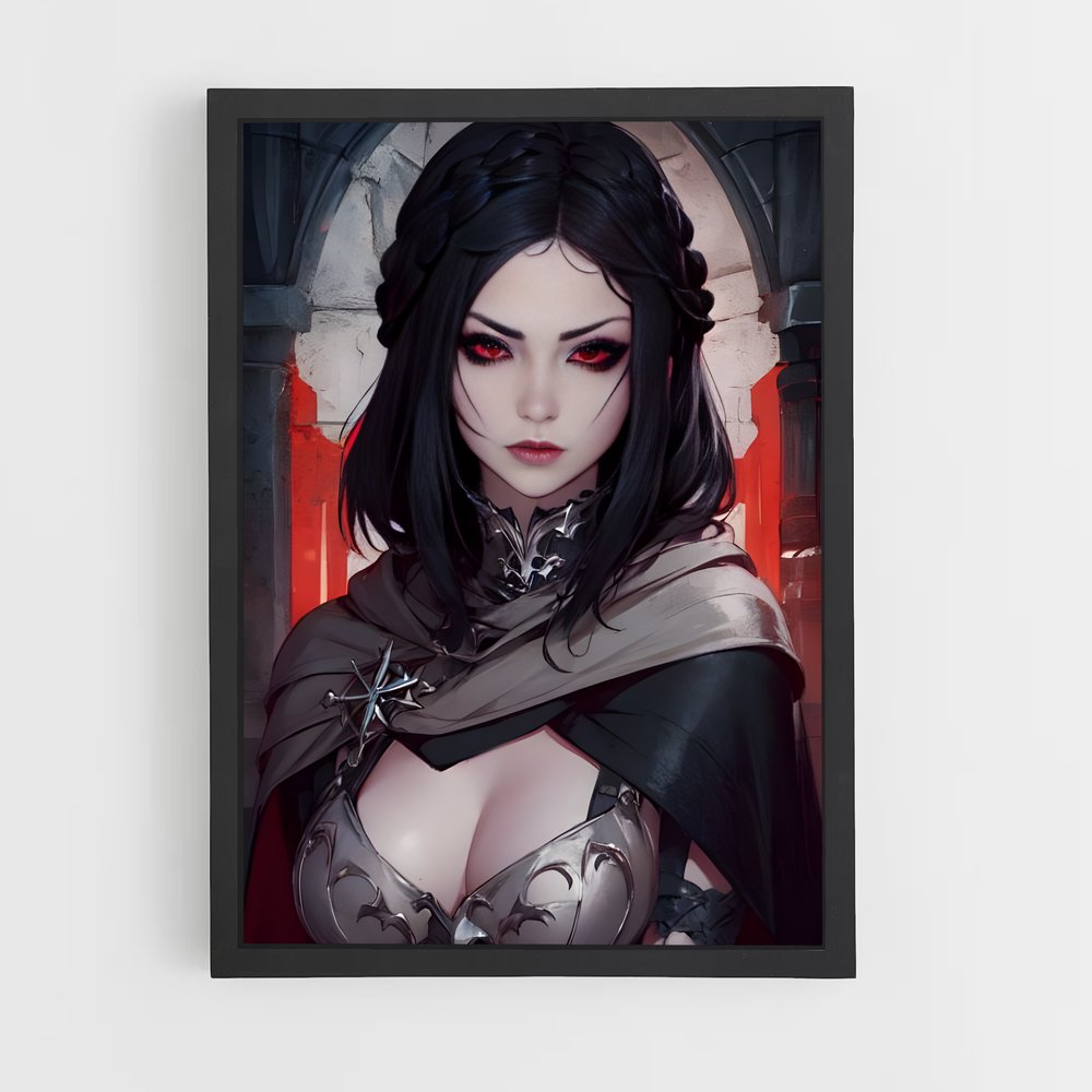 Poster Ombres Rouges – affiche Skyrim (vue 2)