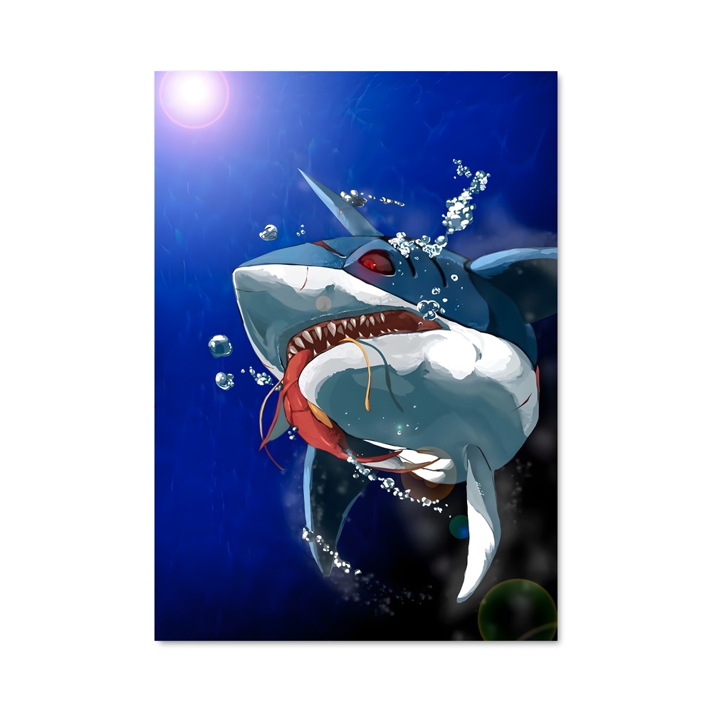 Poster Sourire de Requin – affiche Pokemon