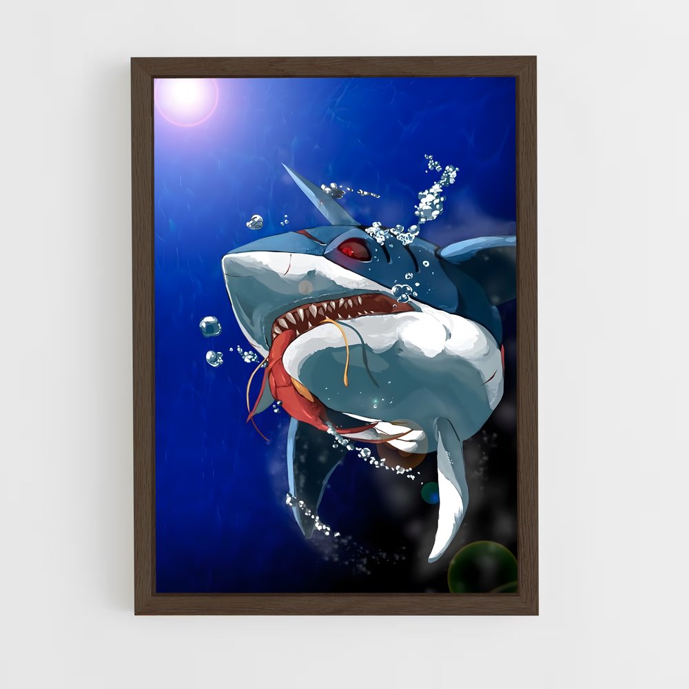 Poster Sourire de Requin – affiche Pokemon (vue 5)