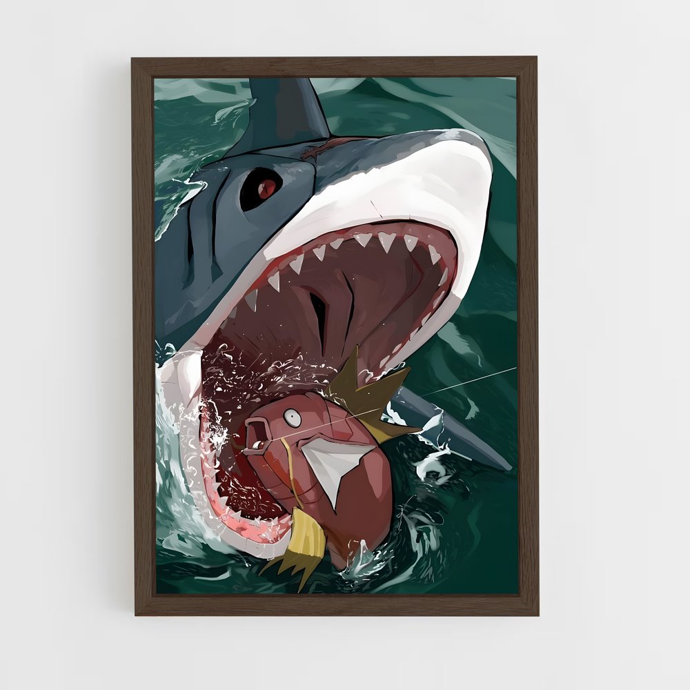 Poster L'Attaque du Grand Requin – affiche Pokemon (vue 5)