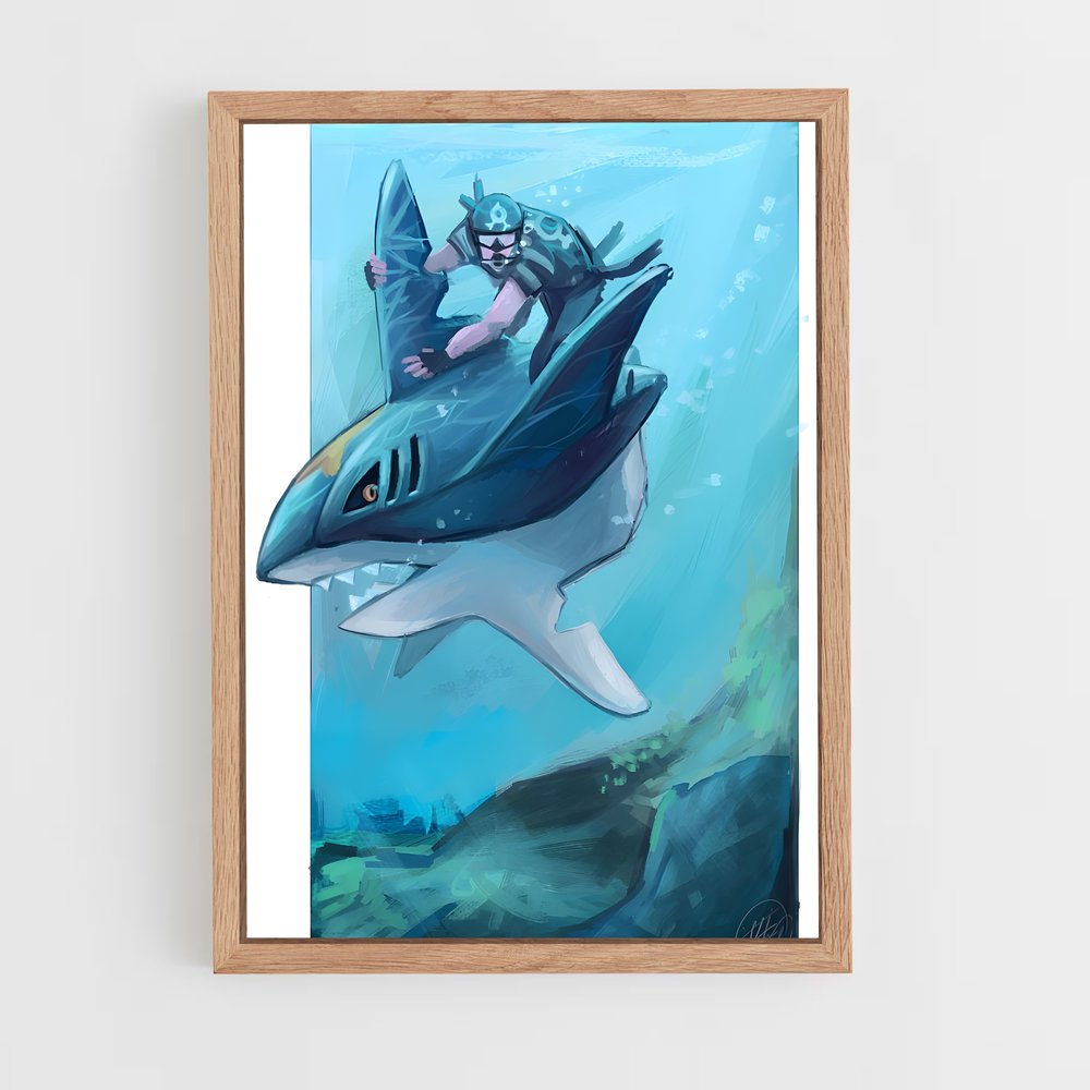 Poster Riding the Wave – affiche Pokemon (vue 4)