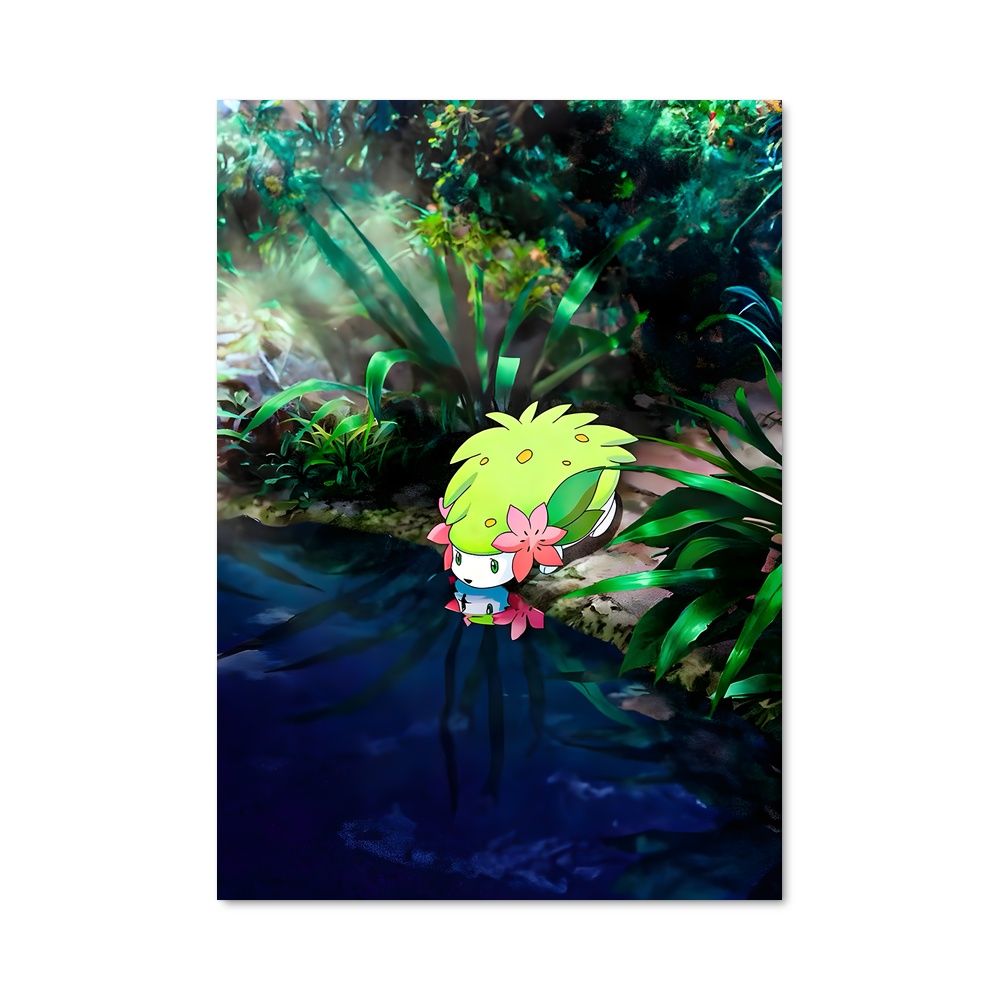 Poster Shaymin en Folie – affiche Pokemon