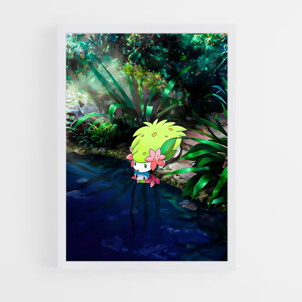 Poster Shaymin en Folie – affiche Pokemon (vue 3)