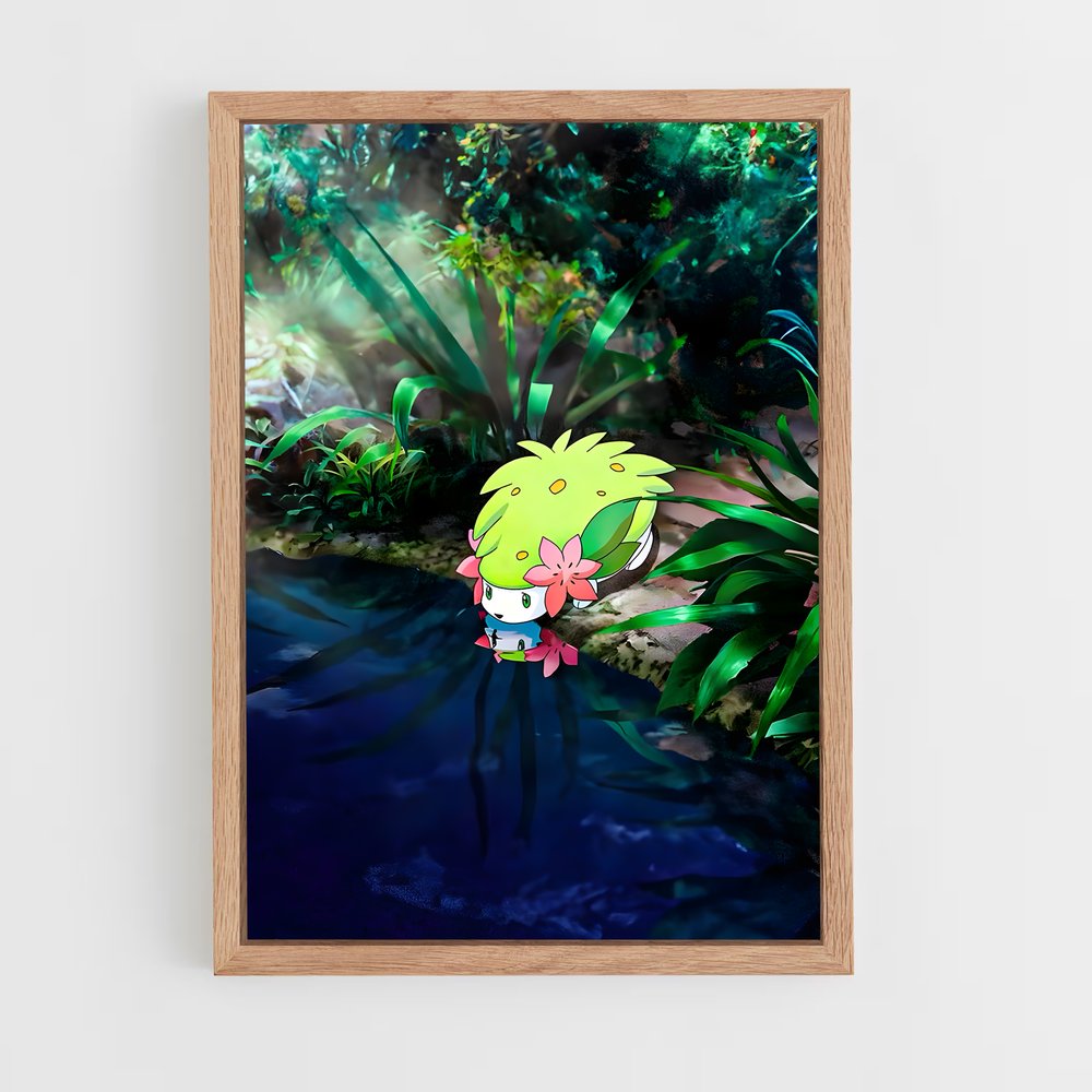 Poster Shaymin en Folie – affiche Pokemon (vue 4)