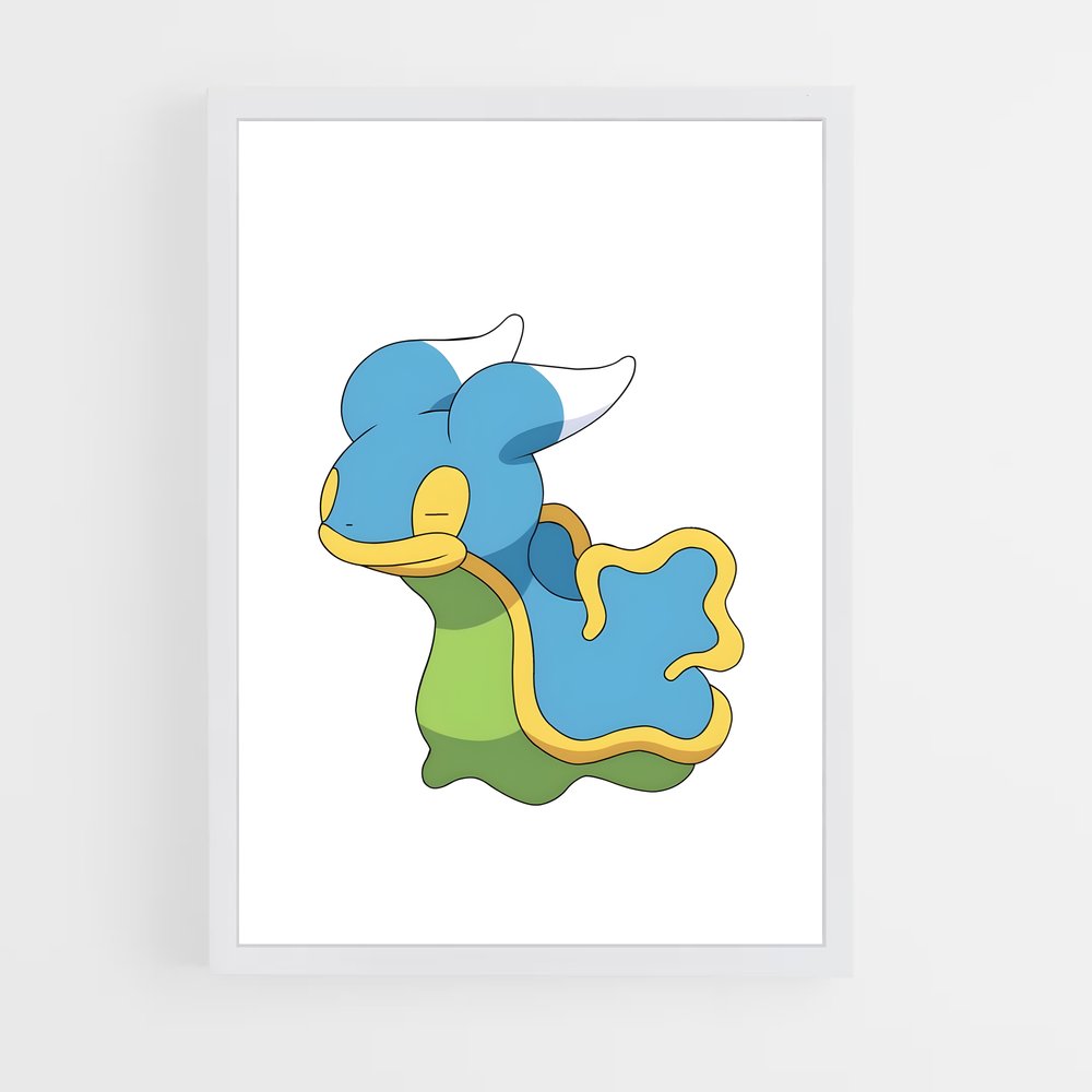 Poster Shellos le Joyeux – affiche Pokemon (vue 3)