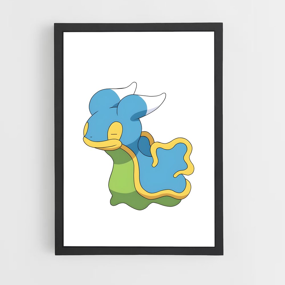 Poster Shellos le Joyeux – affiche Pokemon (vue 2)