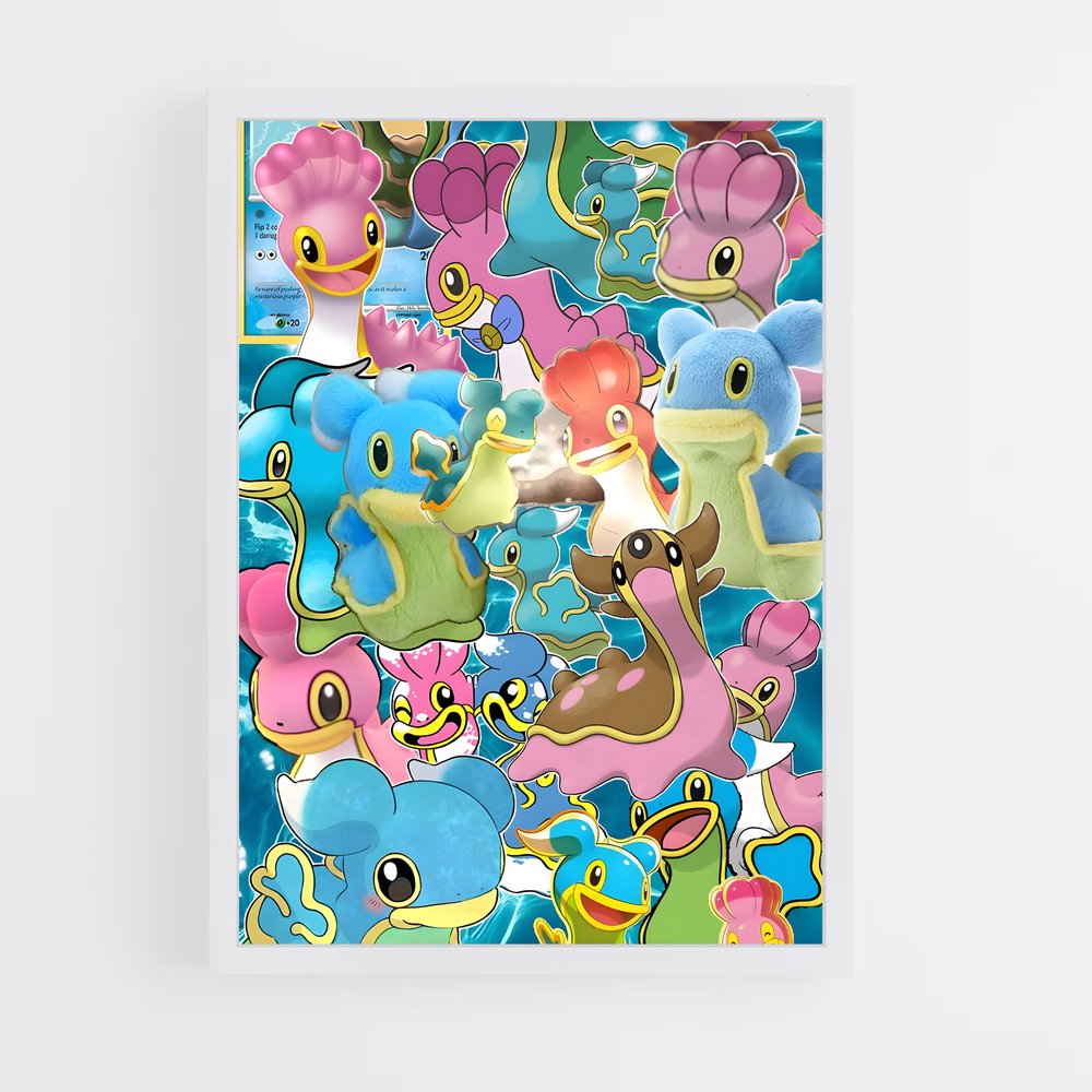 Poster Shellos Splash – affiche Pokemon (vue 3)