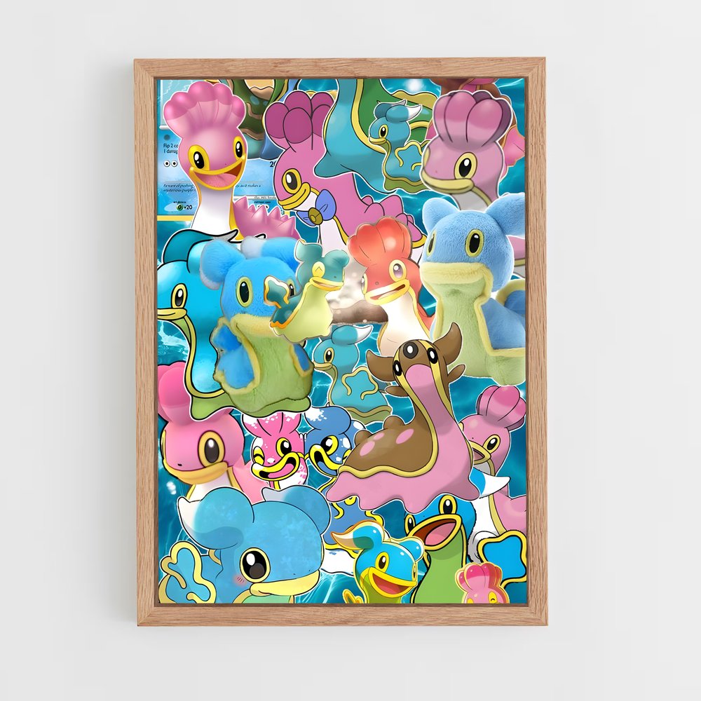 Poster Shellos Splash – affiche Pokemon (vue 4)