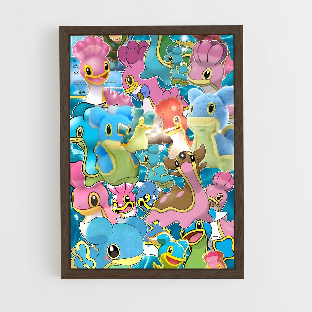 Poster Shellos Splash – affiche Pokemon (vue 5)