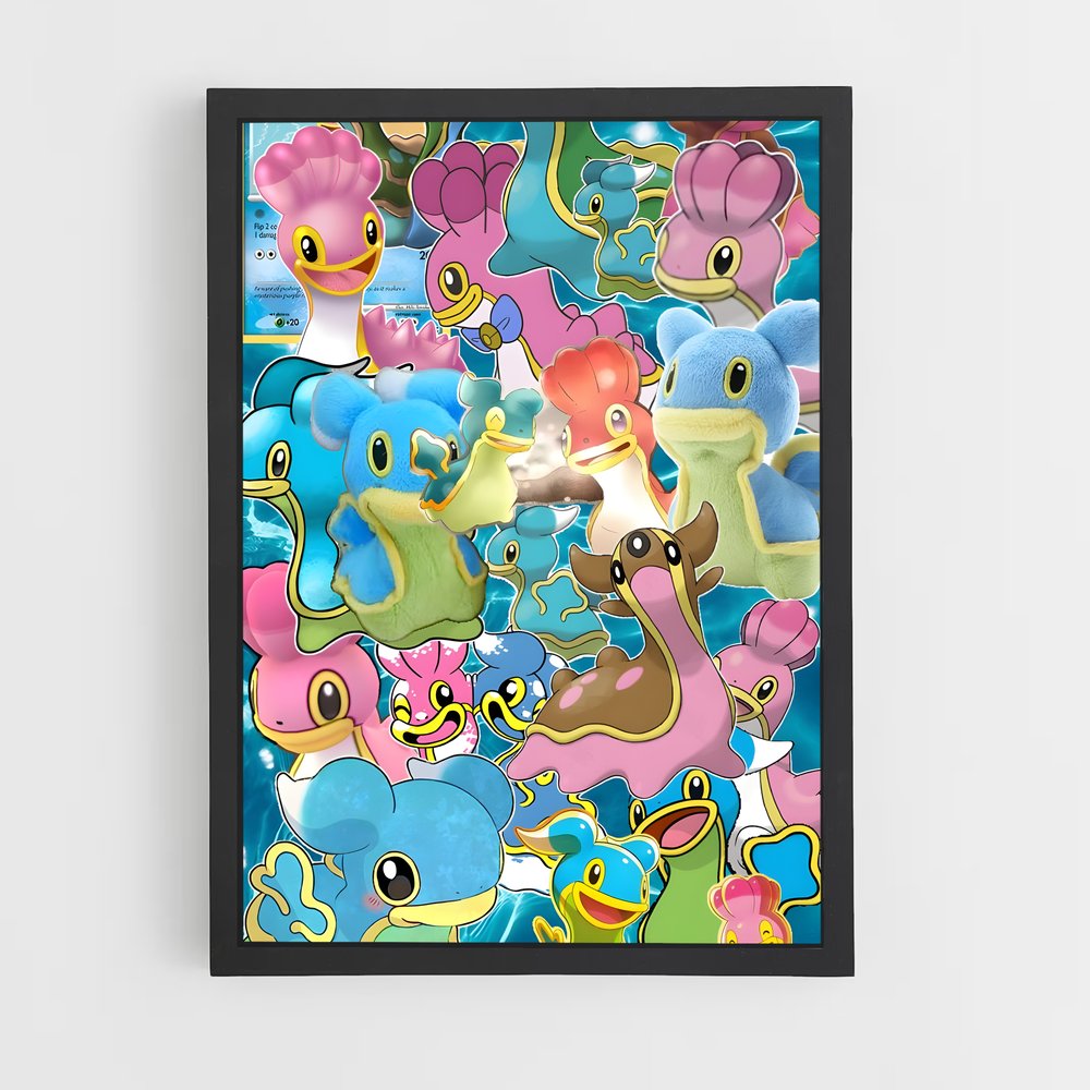 Poster Shellos Splash – affiche Pokemon (vue 2)