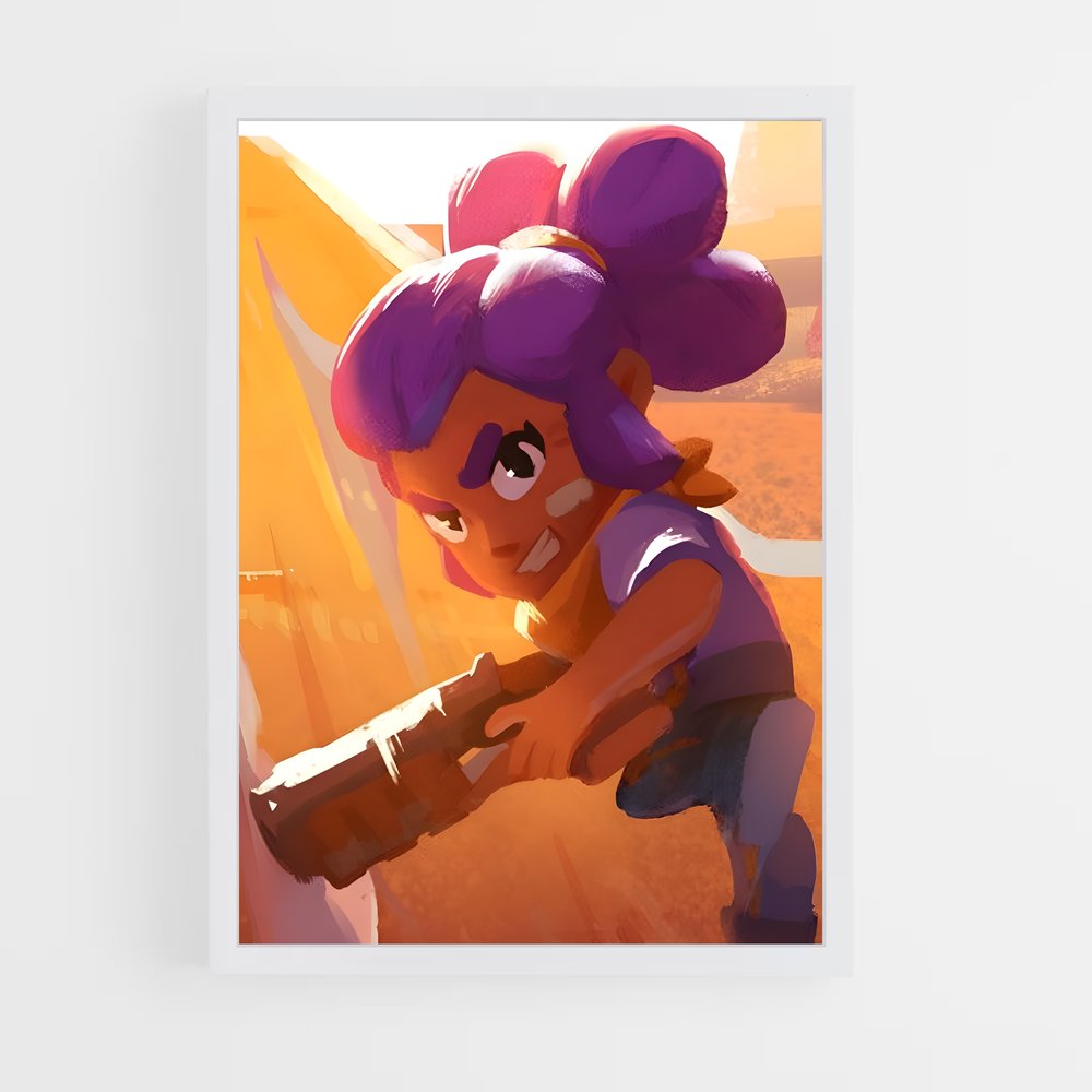 Poster Shelly la Surréaliste – affiche Brawl Star (vue 3)