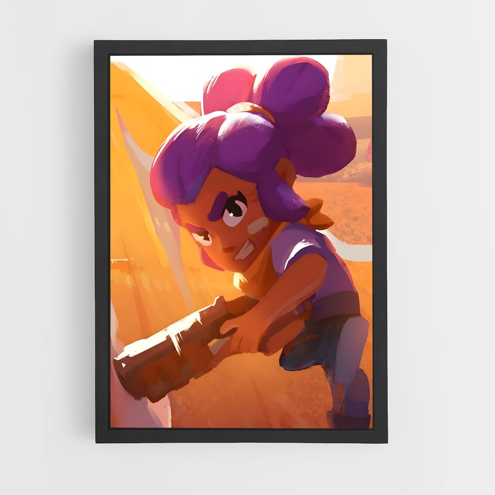 Poster Shelly la Surréaliste – affiche Brawl Star (vue 2)