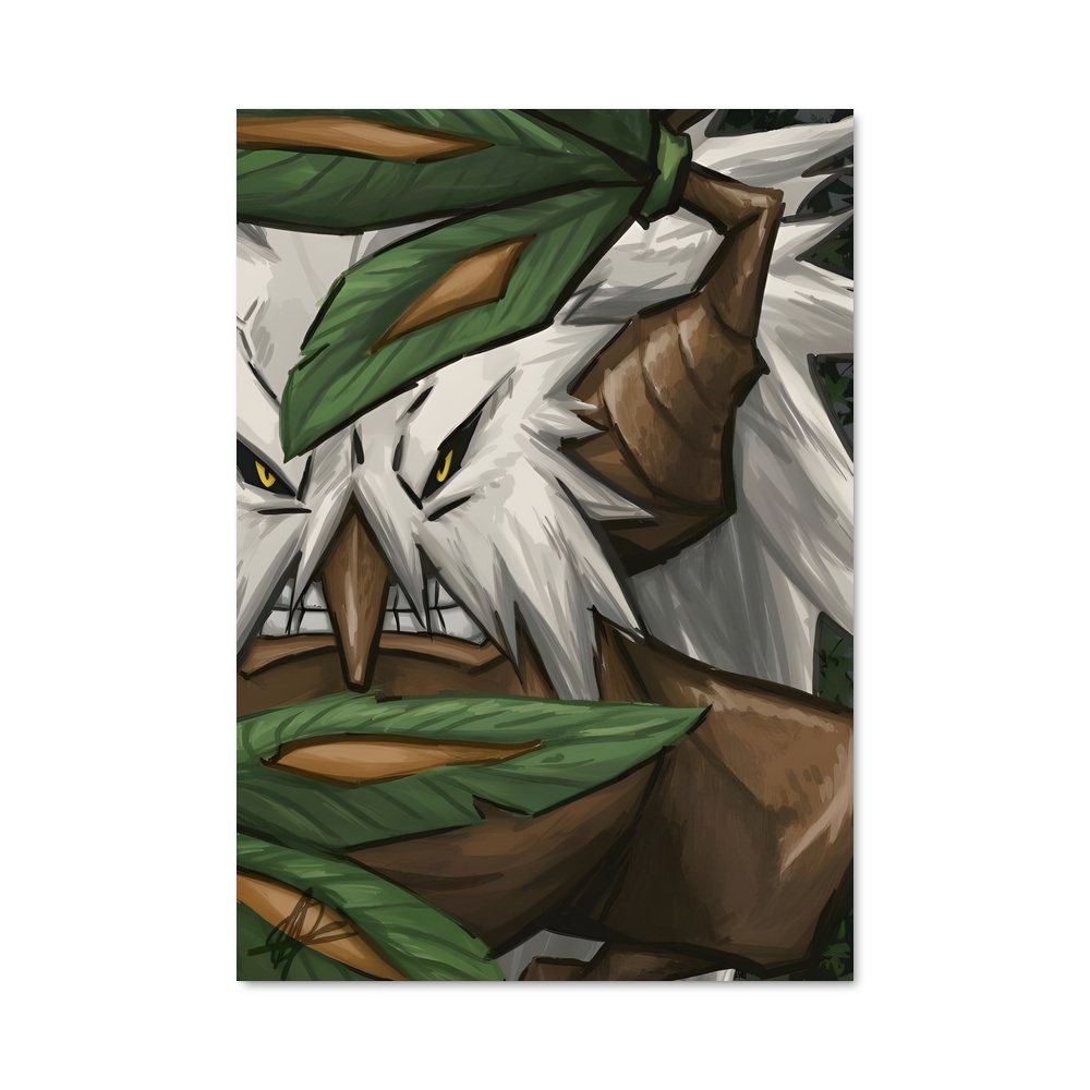 Poster Shiftry Ébène et Ivoire – affiche Pokemon
