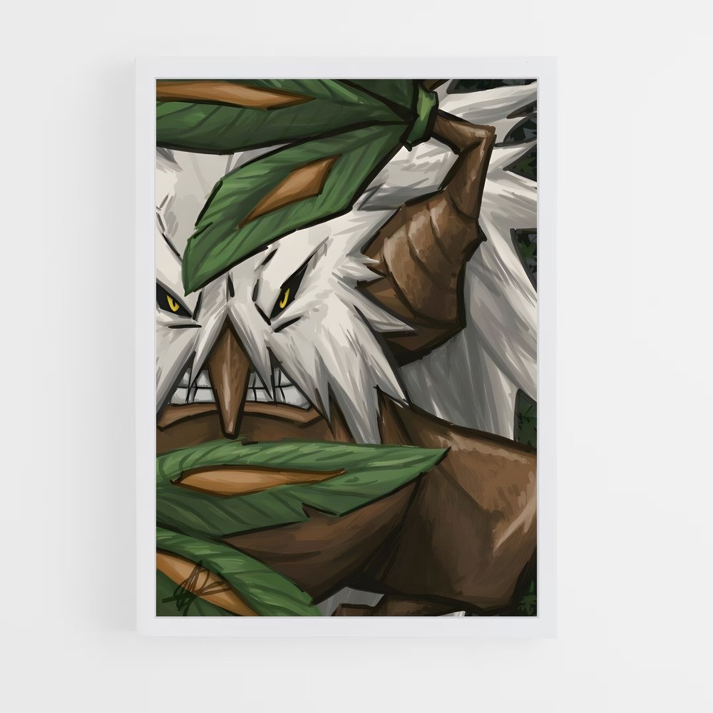 Poster Shiftry Ébène et Ivoire – affiche Pokemon (vue 3)
