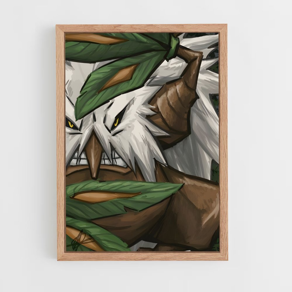 Poster Shiftry Ébène et Ivoire – affiche Pokemon (vue 4)