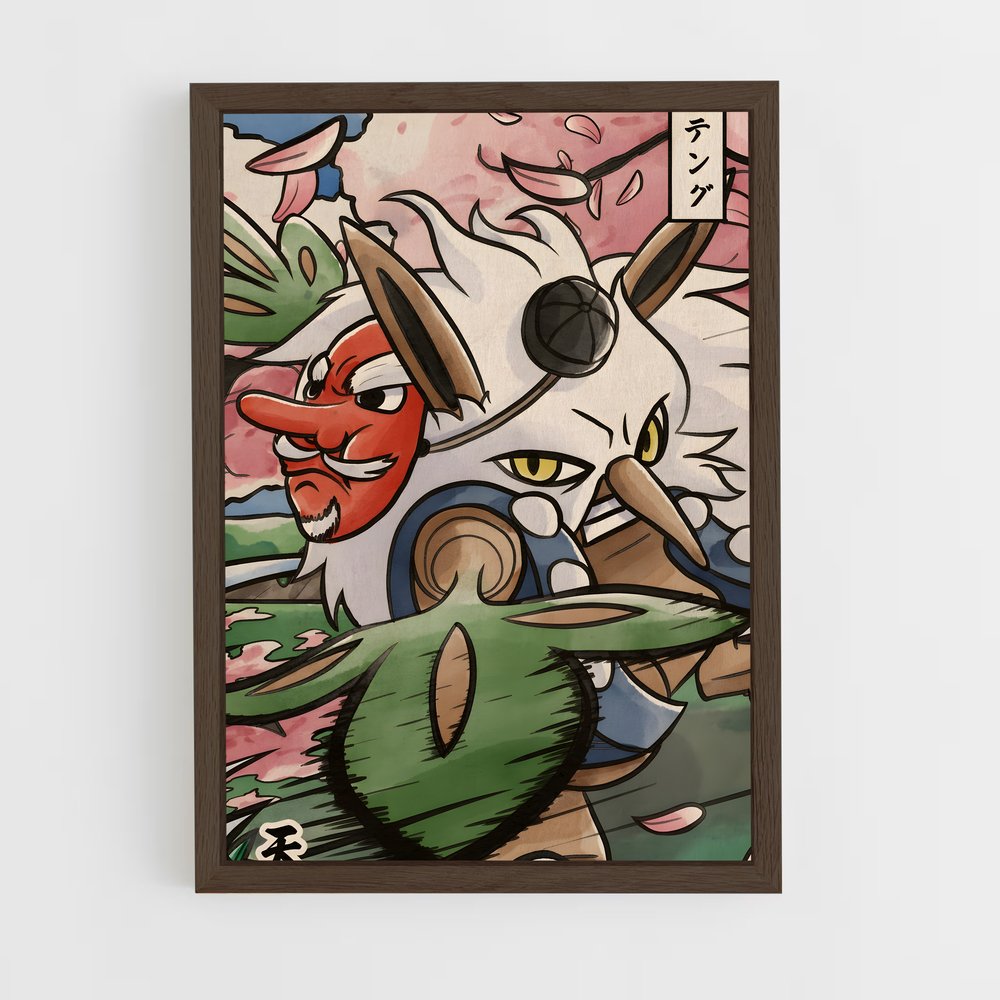Poster Shiftry duo – affiche Pokemon (vue 5)
