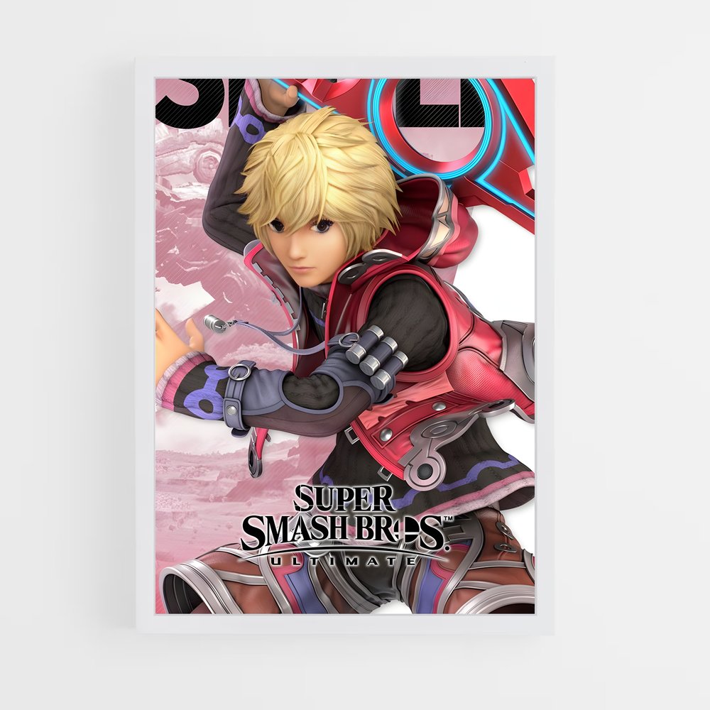 Poster Shulk Smash – affiche Super Smash Bros (vue 3)