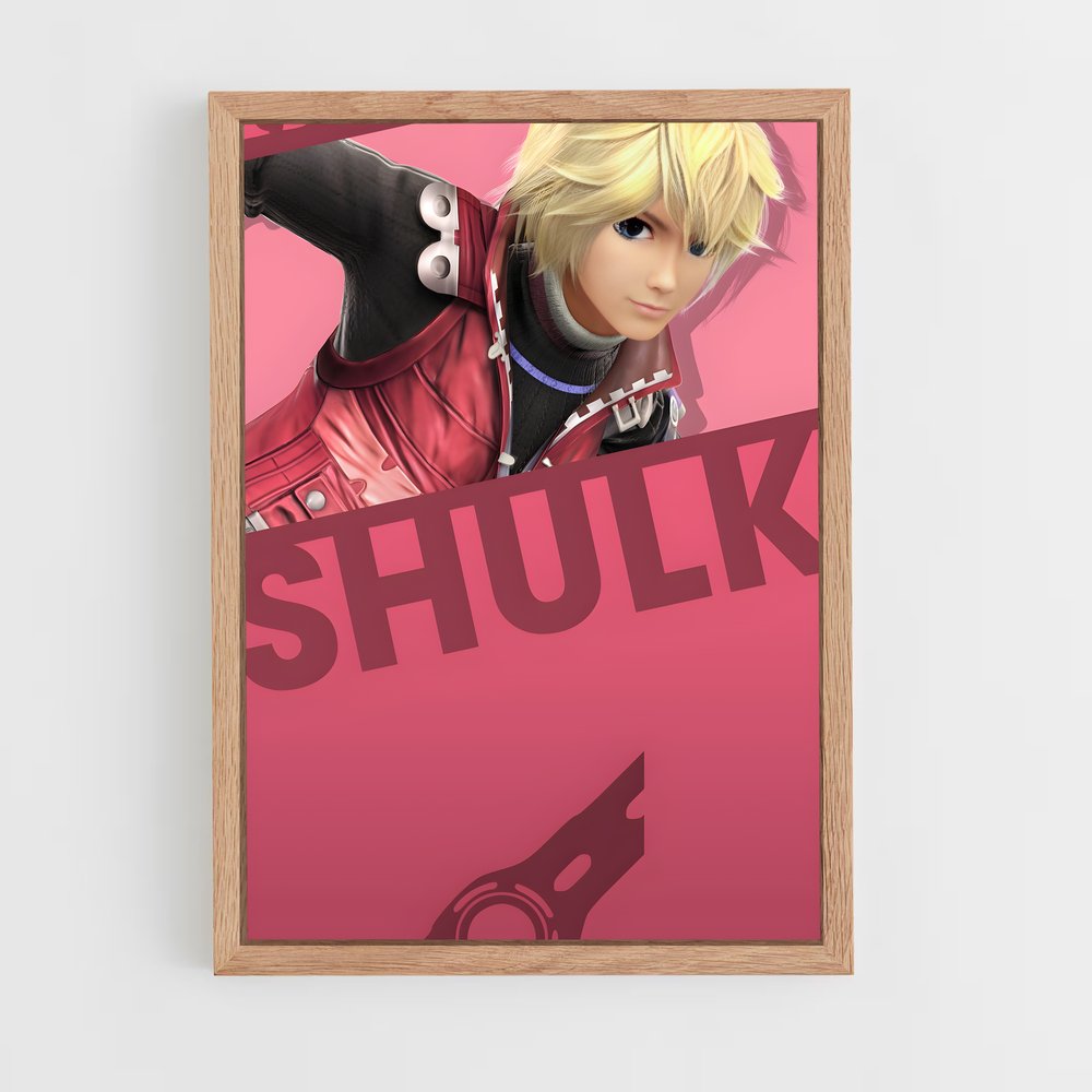 Poster Shulk épique – affiche Super Smash Bros (vue 4)