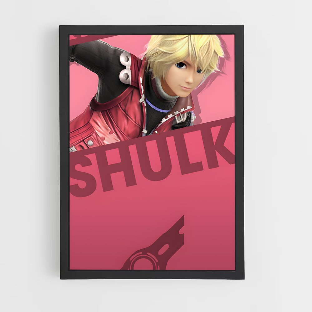 Poster Shulk épique – affiche Super Smash Bros (vue 2)