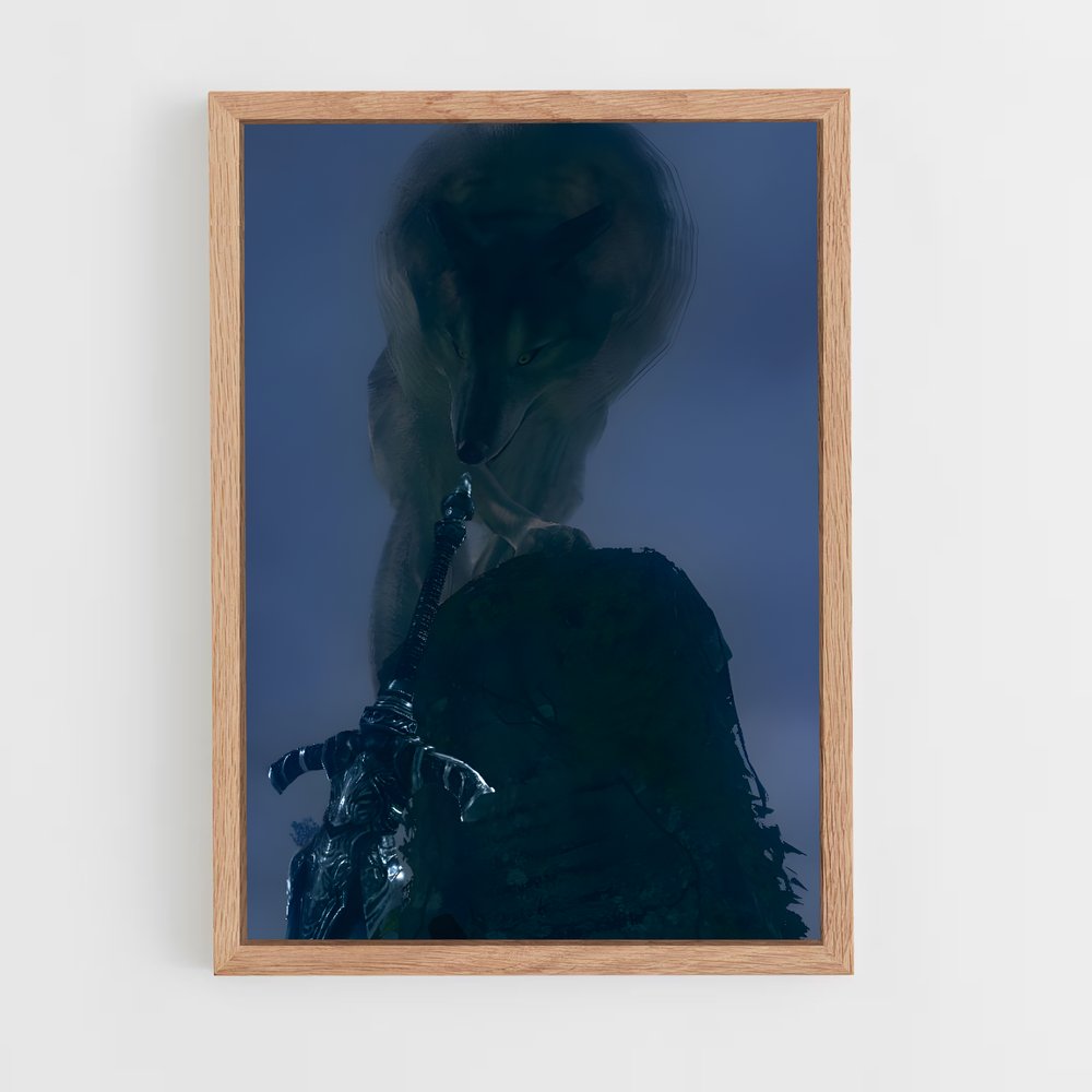 Poster Le Gardien des Rocs – affiche Dark souls (vue 4)