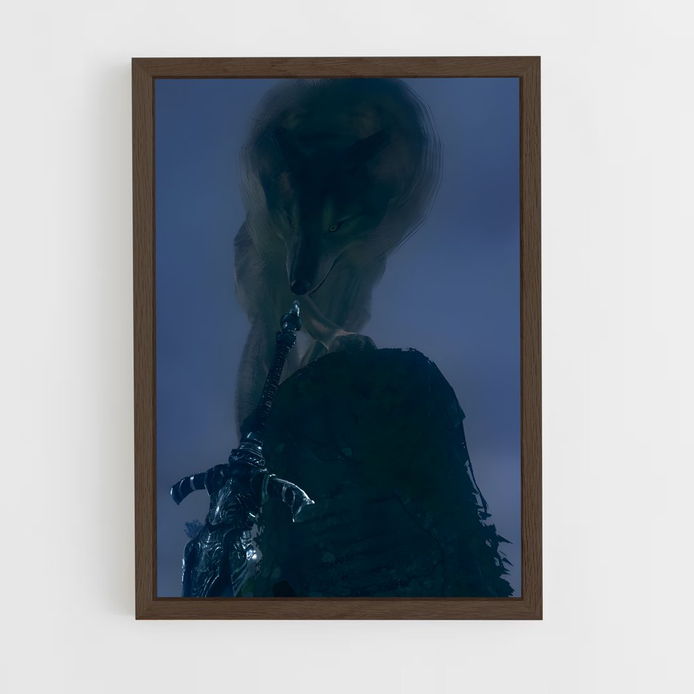 Poster Le Gardien des Rocs – affiche Dark souls (vue 5)