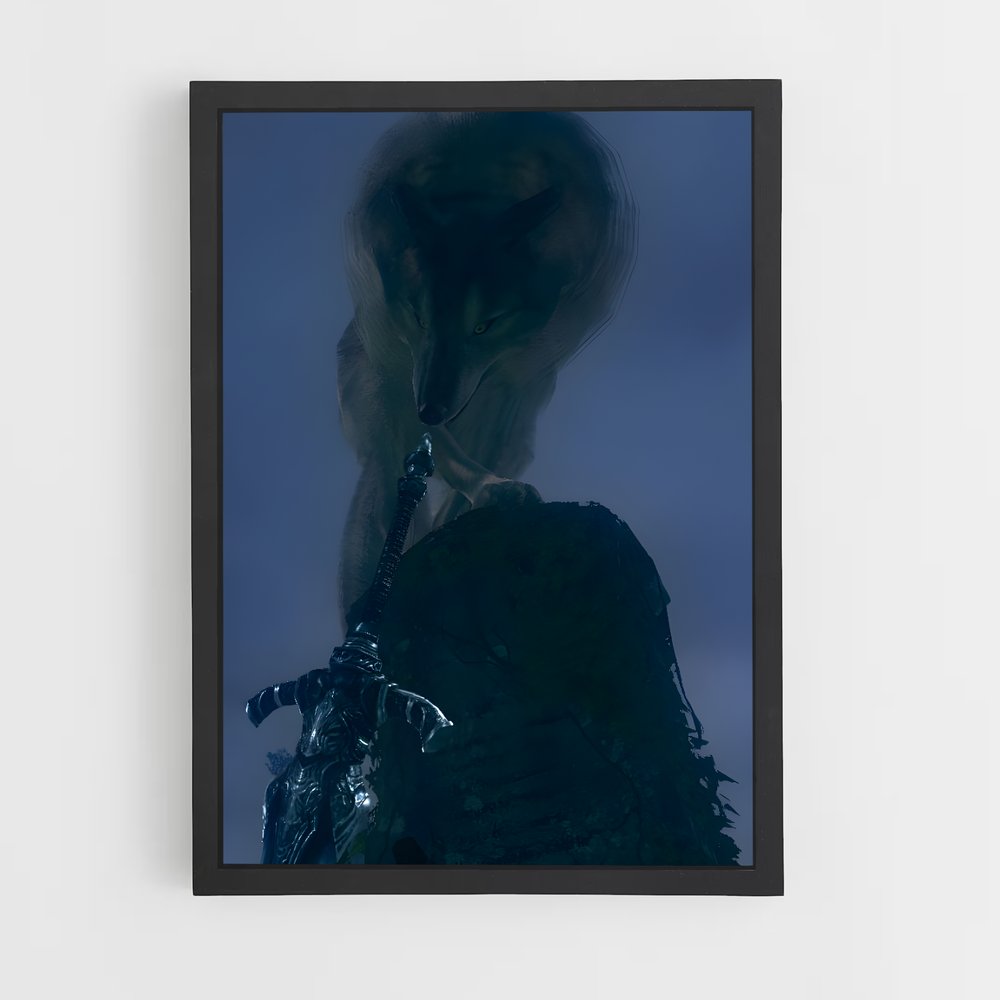 Poster Le Gardien des Rocs – affiche Dark souls (vue 2)