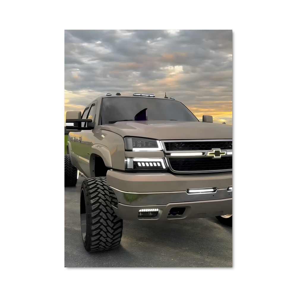 Poster Big Wheels Silverado