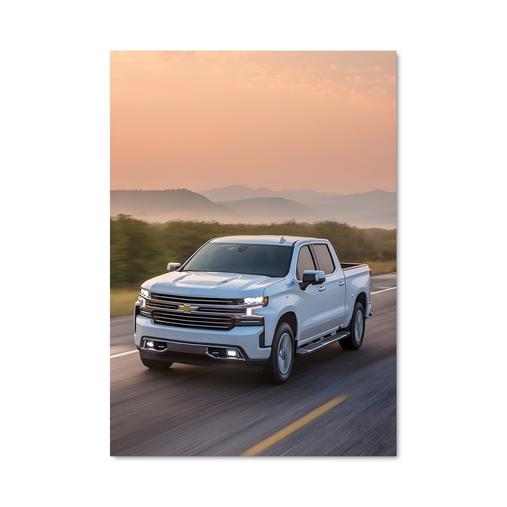 Poster Silverado route