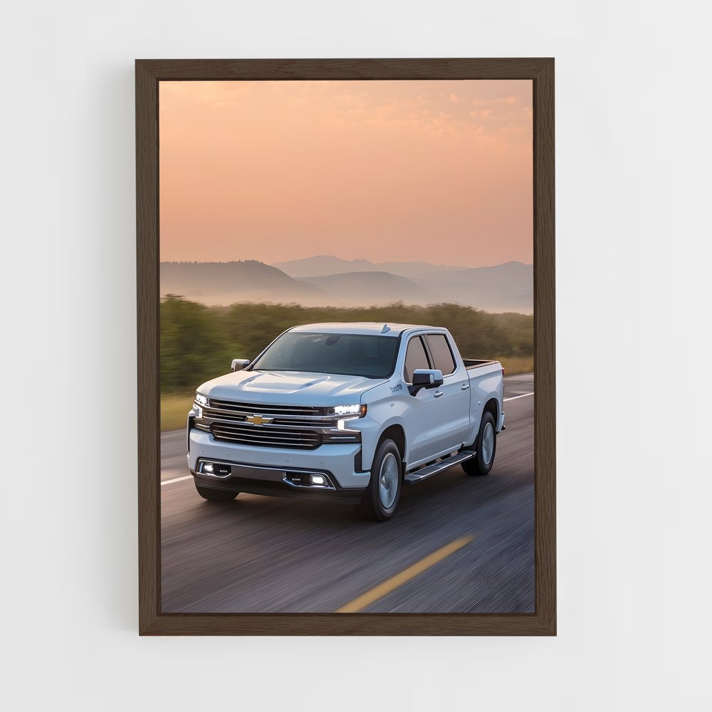 Poster Silverado route – affiche Chevrolet (vue 5)